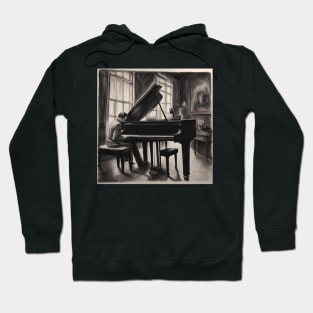 The pianist inspired art Hoodie